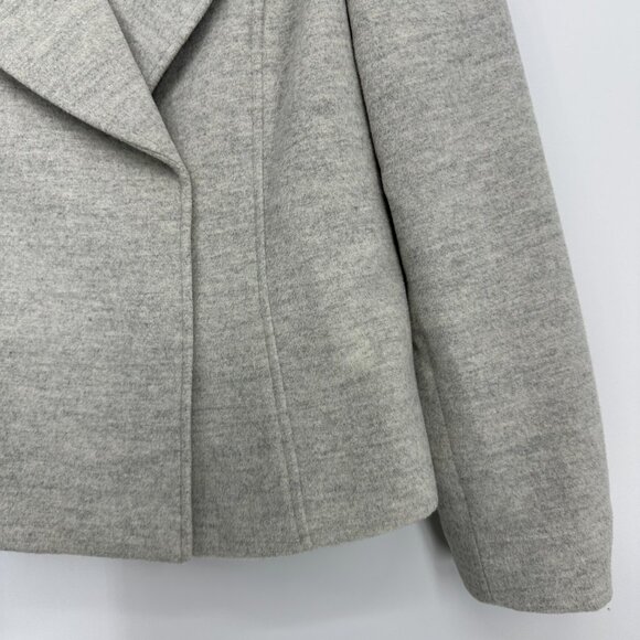 Talbots Women's Grey Pea Coat - Picture 5 of 12